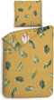 Heckettlane Lilie Dekbedovertrek - 100% Katoen-Satijn - 200x220-NL-BE - Geel