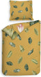 Heckettlane Lilie Dekbedovertrek - 100% Katoen-Satijn - 240x220 - Geel