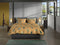 Heckettlane Lilie Dekbedovertrek - 100% Katoen-Satijn - 240x220 - Geel