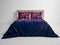 Heckettlane Lilou - Flanel - Dekbedovertrek - Eenpersoons - 140x200/220 cm - Night Purple