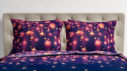 Heckettlane Lilou - Flanel - Dekbedovertrek - Lits-jumeaux - 260x200/220 cm - Night Purple