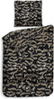 Heckettlane Lio Dekbedovertrek - Eenpersoons - Flanel - 140x200-220cm - Goud