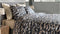 Heckettlane Lio Dekbedovertrek - Tweepersoons - Flanel - 200x200-220cm - Goud