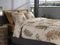 Heckettlane Listi Dekbedovertrek - Lits-jumeaux - Katoen - 260x200-220cm - Natural