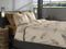 Heckettlane Listi Dekbedovertrek - Lits-jumeaux - Katoen - 240x200-220cm - Natural