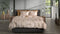 Heckettlane Listi Dekbedovertrek - Lits-jumeaux - Katoen - 260x200-220cm - Natural