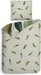 Heckettlane Livia Dekbedovertrek - Lits-jumeaux - Bamboe - 260x200-220cm - Groen
