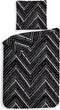 Heckettlane Loretta - Dekbedovertrek - Eenpersoons - 140x220 cm - Black