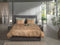 Heckettlane Luisa Dekbedovertrek - Lits-jumeaux - Bamboe - 260x200-220cm - Goud