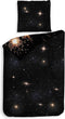 Heckettlane Lumina Dekbedovertrek - Lits-jumeaux - Katoensatijn - 240x200-220cm - Zwart