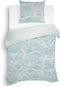 Heckettlane Madiki Dekbedovertrek - Eenpersoons - Katoensatijn - 140x200-220cm - Roze
