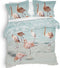 Heckettlane Madiki Dekbedovertrek - Lits-jumeaux - Katoensatijn - 260x200-220cm - Roze