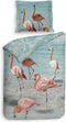 Heckettlane Madiki Dekbedovertrek - Lits-jumeaux - Katoensatijn - 240x200-220cm - Roze