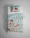 Heckettlane Madiki Dekbedovertrek - Lits-jumeaux - Katoensatijn - 240x200-220cm - Roze