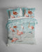 Heckettlane Madiki Dekbedovertrek - Lits-jumeaux - Katoensatijn - 240x200-220cm - Roze