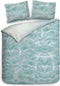 Heckettlane Madiki Dekbedovertrek - Lits-jumeaux - Katoensatijn - 240x200-220cm - Roze