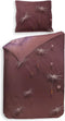 Heckettlane Marty Dekbedovertrek - Eenpersoons - Katoensatijn - 140x200-220cm - Roze