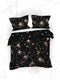 Heckettlane Mecury Dekbedovertrek - Eenpersoons - Katoen - 140x200-220cm - Zwart