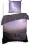 Heckettlane Milian Dekbedovertrek - Eenpersoons - Katoen - 140x200-220cm - Blauw