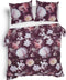 Heckettlane Mina Dekbedovertrek - Eenpersoons - Flanel - 140x200-220cm - Rood