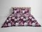 Heckettlane Mina Dekbedovertrek - Lits-jumeaux - Flanel - 240x200-220cm - Rood