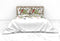 Heckettlane Moires Dekbedovertrek - Eenpersoons - Katoensatijn - 140x200-220cm - Wit