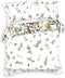 Heckettlane Moires Dekbedovertrek - Lits-jumeaux - Katoensatijn - 260x200-220cm - Wit