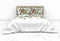 Heckettlane Moires Dekbedovertrek - Lits-jumeaux - Katoensatijn - 240x200-220cm - Wit