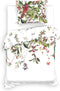 Heckettlane Moires Dekbedovertrek - Lits-jumeaux - Katoensatijn - 240x200-220cm - Wit