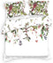 Heckettlane Moires Dekbedovertrek - Tweepersoons - Katoensatijn - 200x200-220cm - Wit
