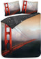 Heckettlane Monty Dekbedovertrek - Lits-jumeaux - Katoensatijn - 240x200-220cm - Multi