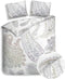 Heckettlane Muelle Dekbedovertrek - Eenpersoons - Katoen - 140x200-220cm - Wit