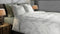 Heckettlane Musa Dekbedovertrek - Eenpersoons - Katoen - 140x200-220cm - Wit
