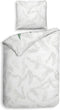 Heckettlane Musa Dekbedovertrek - Eenpersoons - Katoen - 140x200-220cm - Wit