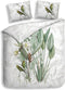 Heckettlane Musa Dekbedovertrek - Lits-jumeaux - Katoen - 260x200-220cm - Wit