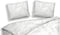 Heckettlane Musa Dekbedovertrek - Lits-jumeaux - Katoen - 260x200-220cm - Wit