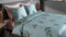 Heckettlane Palmira Dekbedovertrek - 100% Katoen-Satijn - 140x220 - Blauw