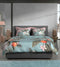 Heckettlane Palmira Dekbedovertrek - 100% Katoen-Satijn - 140x220 - Blauw