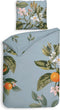 Heckettlane Palmira Dekbedovertrek - 100% Katoen-Satijn - 240x220 - Blauw