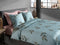 Heckettlane Palmira Dekbedovertrek - 100% Katoen-Satijn - 200x220-NL-BE - Blauw