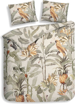 Heckettlane Pappegallo Dekbedovertrek - 100% Katoen-Satijn - 200x220-NL-BE - Multi