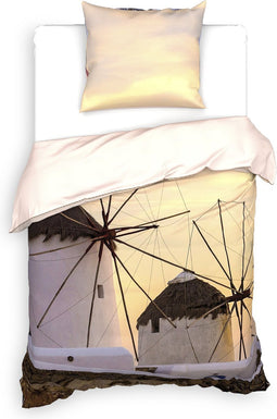 Heckettlane Parker Dekbedovertrek - Eenpersoons - Bamboe - 140x200-220cm - Multi