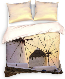 Heckettlane Parker Dekbedovertrek - Lits-jumeaux - Bamboe - 260x200-220cm - Multi