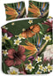 Heckettlane Rafaella Dekbedovertrek - Lits-jumeaux - Katoensatijn - 260x200-220cm - Groen