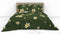 Heckettlane Rafaella Dekbedovertrek - Lits-jumeaux - Katoensatijn - 260x200-220cm - Groen