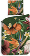 Heckettlane Rafaella Dekbedovertrek - Lits-jumeaux - Katoensatijn - 260x200-220cm - Groen
