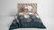 Heckettlane Rain - Flanel - Dekbedovertrek - Eenpersoons - 140x200/220 cm - Multi kleur