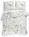 Heckettlane Raven Dekbedovertrek - Lits-jumeaux - Flanel - 240x200-220cm - Blauw