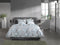 Heckettlane Raven Dekbedovertrek - Lits-jumeaux - Flanel - 240x200-220cm - Blauw