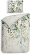 Heckettlane Rein Dekbedovertrek - 100% Katoen-Satijn - 200x220-NL-BE - Groen